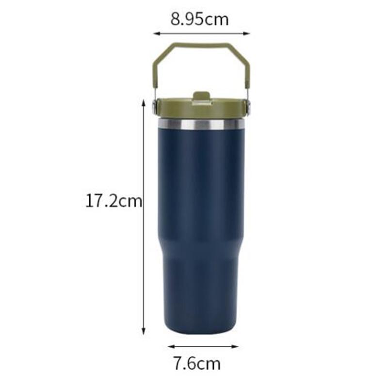 水筒 600ml 900ml タンブラー ステンレス ステンレスボトル 保冷 保温 真空 大容量 マグボトル シンプル アウトドア 旅行 携帯しやすい | ブランド登録なし | 10