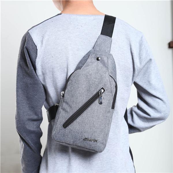 【値下げ】ボディバッグ ウエストバッグ USB充電ポート搭載 斜めがけ 大容量 ショルダーバッグ ウエストポーチ 胸バッグ アウトドア 鞄 撥水 登山 多機能 | ブランド登録なし | 05