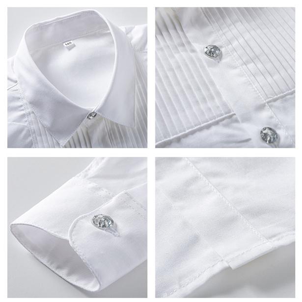 【大特価】子供服 ブラウス シャツ 男の子 入学式 長袖 フォーマル 発表会 卒園式 小学校 小学生 チェック柄 女の子 シャツブラウス ジュニア 子ども | ブランド登録なし | 08