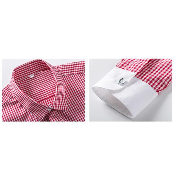 【大特価】子供服 ブラウス シャツ 男の子 入学式 長袖 フォーマル 発表会 卒園式 小学校 小学生 チェック柄 女の子 シャツブラウス ジュニア 子ども | ブランド登録なし | 09