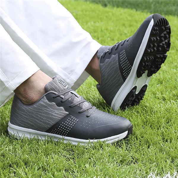 【値下げ】ゴルフシューズ メンズ レディース シューズ スニーカー ゴルフ 革靴 スパイク靴 運動靴 スリッポン 防水 耐滑 通気 スポーツ くつ 滑る防止 | ブランド登録なし | 19