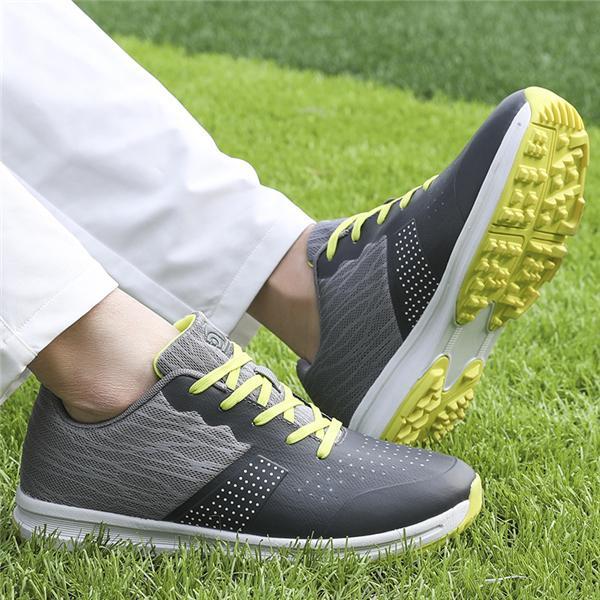 【値下げ】ゴルフシューズ メンズ レディース シューズ スニーカー ゴルフ 革靴 スパイク靴 運動靴 スリッポン 防水 耐滑 通気 スポーツ くつ 滑る防止 | ブランド登録なし | 20