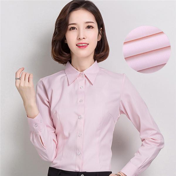 レディース ワイシャツ ビジネス ブラウス Ｙシャツ 長袖 オフィス セレモニー フォーマル レギュラー サラリーマン 入学式 就活 リクルート 通勤 | ブランド登録なし | 05