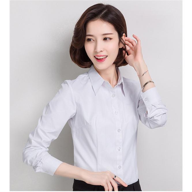レディース ワイシャツ ビジネス ブラウス Ｙシャツ 長袖 オフィス セレモニー フォーマル レギュラー サラリーマン 入学式 就活 リクルート 通勤 | ブランド登録なし | 10