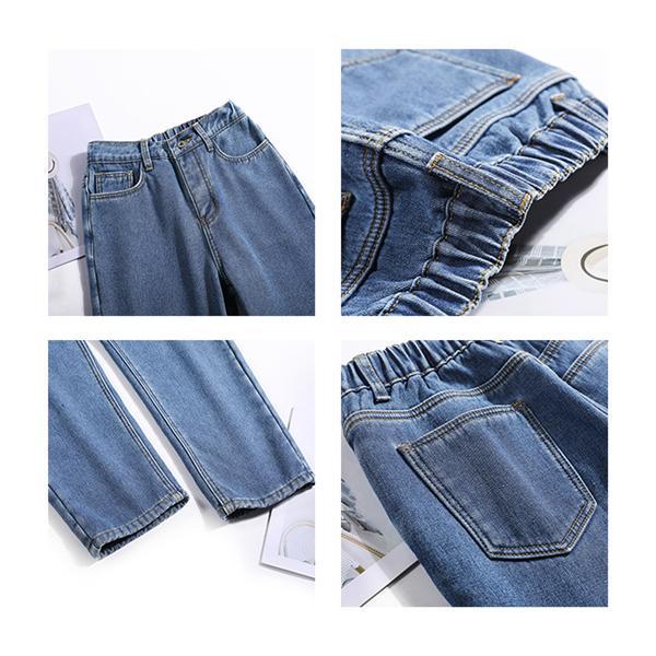 デニム パンツ レディース 裏起毛 あったか 極暖 美脚 ジーンズ ジーパン Gパン ロング ストレッチ 冬 防寒 暖かい 厚手 テーパード スリム | ブランド登録なし | 13