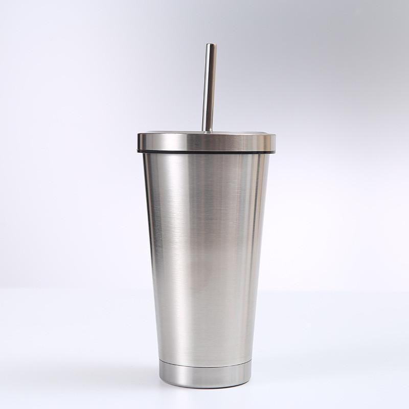 タンブラー 水筒 750ml ステンレス ストロー付き 保冷 保温 大容量 マグボトル シンプル アウトドア 旅行 ジム 持ち運び おしゃれ | ブランド登録なし | 28