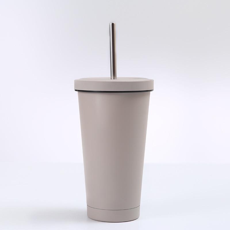 タンブラー 水筒 750ml ステンレス ストロー付き 保冷 保温 大容量 マグボトル シンプル アウトドア 旅行 ジム 持ち運び おしゃれ | ブランド登録なし | 15