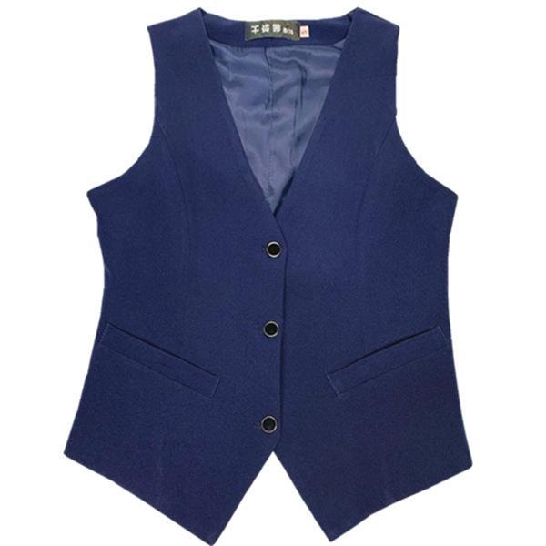 【大特価】スーツ 事務服 フォーマル レディース ジレ ビジネス 通勤 無地 制服 オフィス ユニフォーム ノースリーブ 就職 就活 | ブランド登録なし | 05