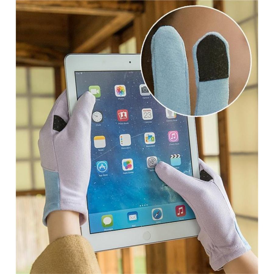 手袋 レディース グローブ スマホ対応 バイカラー 保温 薄手 アウター カジュアル 防寒 防風 おしゃれ バイク ドライブ 春秋 ファション | ブランド登録なし | 16