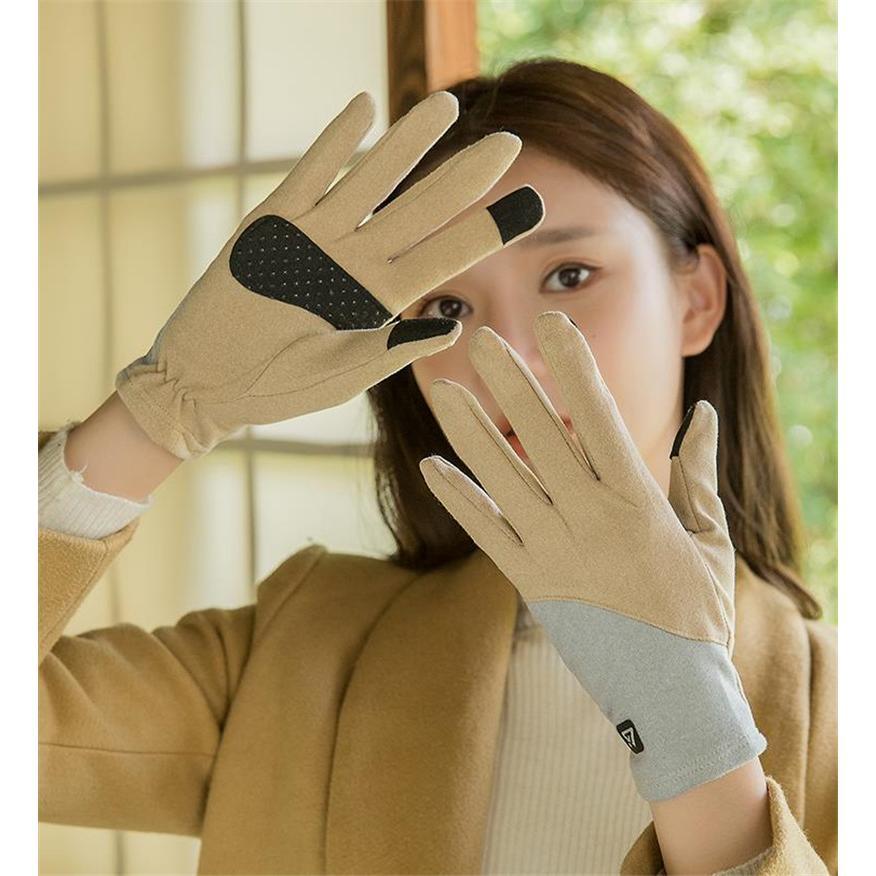 手袋 レディース グローブ スマホ対応 バイカラー 保温 薄手 アウター カジュアル 防寒 防風 おしゃれ バイク ドライブ 春秋 ファション | ブランド登録なし | 10