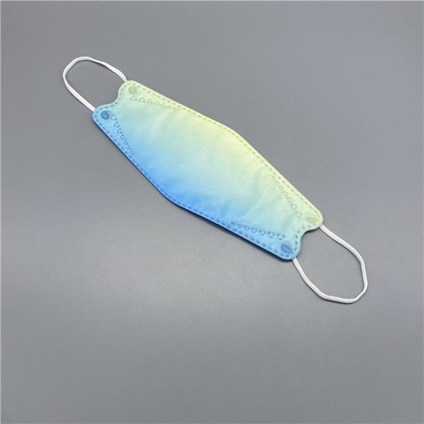 マスク 使い捨て 不織布 カラーグラデーション 虹柄 50枚 冷感 夏 大人 カラー 血色マスク 柳葉型 柄 可愛い 立体構造 4層構造 防塵 | ブランド登録なし | 21