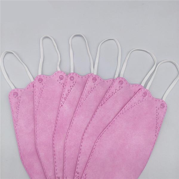 50枚 マスク カラー 血色 カラーマスク 大人用 使い捨て マスク 血色マスク 不織布 柳葉型 韓国風 立体構造 可愛い 4層構造 防塵 | ブランド登録なし | 12