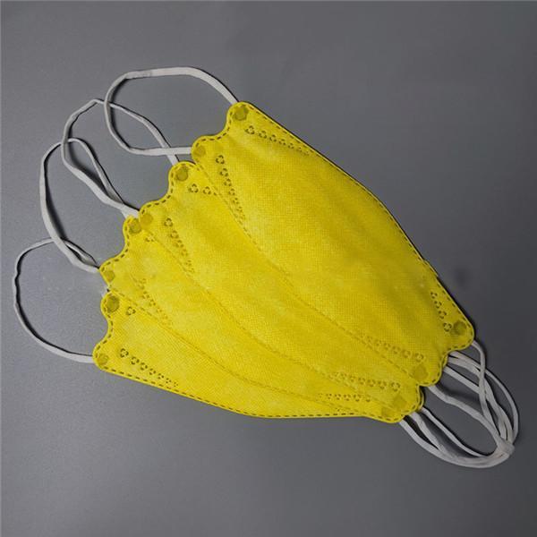 50枚 マスク カラー 血色 カラーマスク 大人用 使い捨て マスク 血色マスク 不織布 柳葉型 韓国風 立体構造 可愛い 4層構造 防塵 | ブランド登録なし | 13