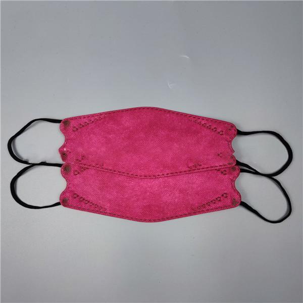 50枚 マスク カラー 血色 カラーマスク 大人用 使い捨て マスク 血色マスク 不織布 柳葉型 韓国風 立体構造 可愛い 4層構造 防塵 | ブランド登録なし | 15