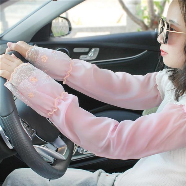 アームカバー 日焼け止め 紫外線対策 レース柄 UVケア UV対策 UVカット 接触冷感 花柄 グローブ 日焼け止めカバー 冷感 夏 腕カバー | ブランド登録なし | 08