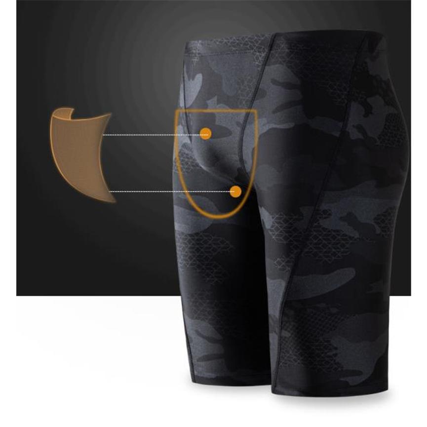 【大特価】水着 メンズ 競泳 水泳 フィットネス水着 キャップ付き 迷彩柄 練習用 スイムウェア スポーツ 海 プール 速乾 通気性 ギフト 夏休み | ブランド登録なし | 07