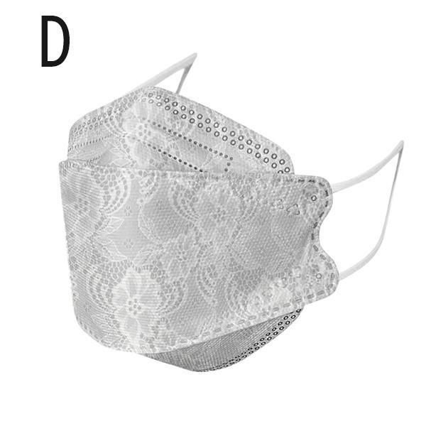 【特価】マスク 不織布 50枚 マスク カラー 柳葉型 花柄 使い捨て レース柄 花柄マスク 大人 柄入り 韓国風 通気性 立体構造 4層構造 防塵 可愛い | ブランド登録なし | 21