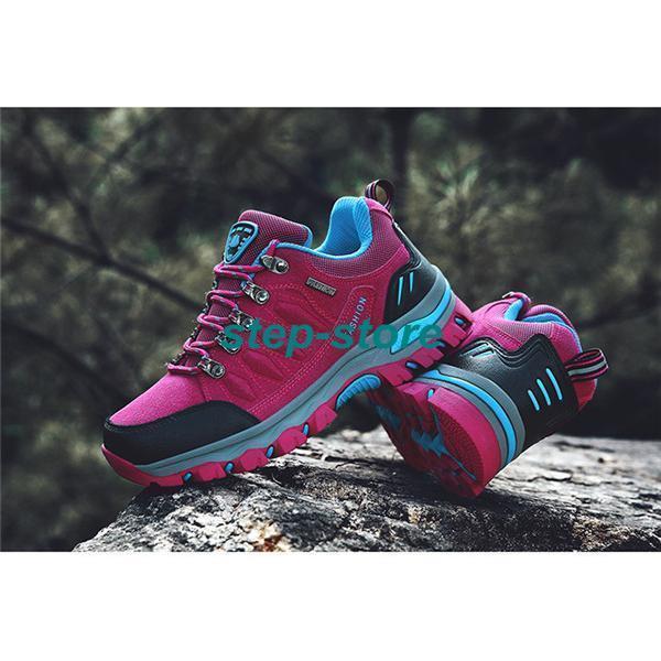 【大特価】トレッキングシューズ レディース 登山靴 スニーカー ゴルフ スポーツシューズ アウトドア ウォーキング ハイキング 運動靴 防水 滑り止め 軽量 | ブランド登録なし | 16