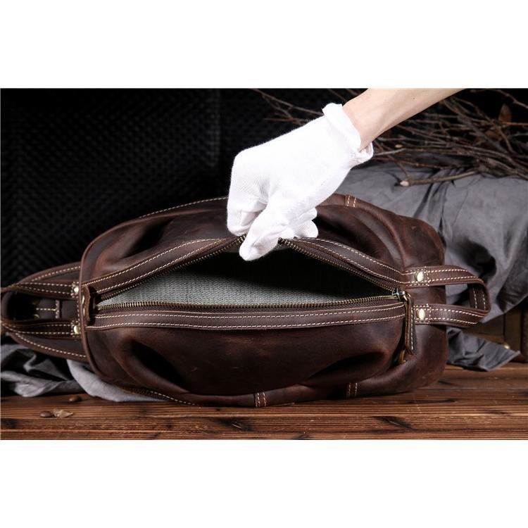 【大特価】ボディバッグ メンズ 　2way 縦型　斜め掛け　ショルダーバッグ 自転車　鞄 レザー　ワンショルダー カジュアル 機能性 |  | 04