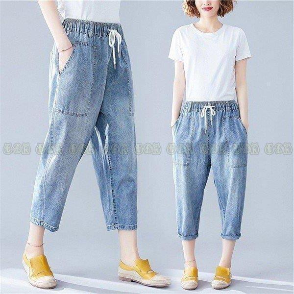 【大特価】ワイドテーパード バルーン デニムパンツ 夏新作 薄手 レディース 大きいサイズ ボトムス 体型カバー着やせ ナチュラル オシャレ | 