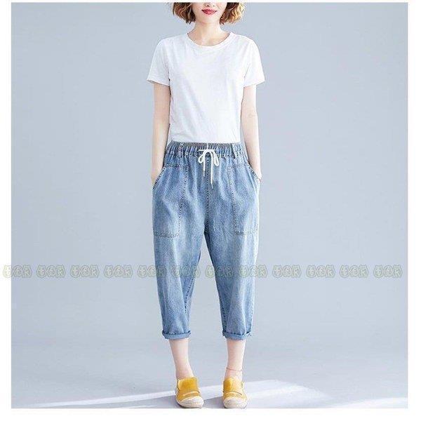 【大特価】ワイドテーパード バルーン デニムパンツ 夏新作 薄手 レディース 大きいサイズ ボトムス 体型カバー着やせ ナチュラル オシャレ |  | 01