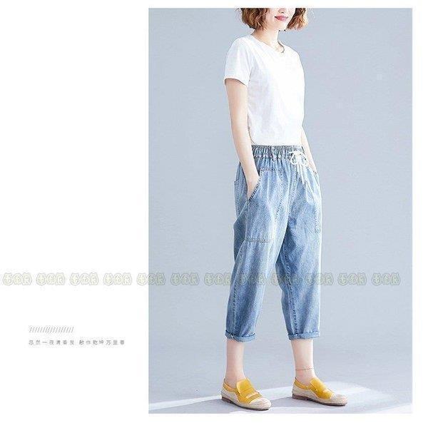 【大特価】ワイドテーパード バルーン デニムパンツ 夏新作 薄手 レディース 大きいサイズ ボトムス 体型カバー着やせ ナチュラル オシャレ |  | 03