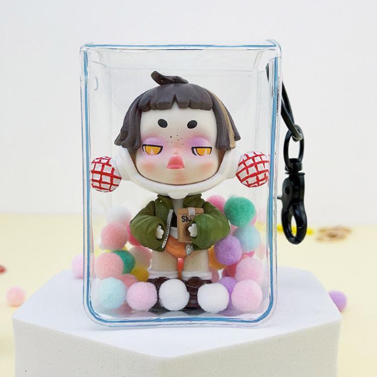 【特価】ぬいぐるみ 透明 ポーチ 見せる バッグ クリアポーチ オタ活 痛バ 小さめ ねんどろいど ぬいぐるみ PVC ケース 透明 カバー 小物ポ |  | 02