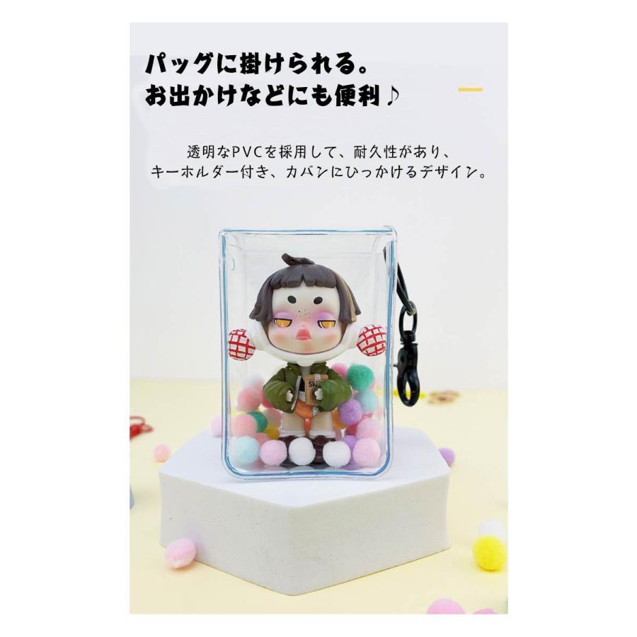 【特価】ぬいぐるみ 透明 ポーチ 見せる バッグ クリアポーチ オタ活 痛バ 小さめ ねんどろいど ぬいぐるみ PVC ケース 透明 カバー 小物ポ |  | 08