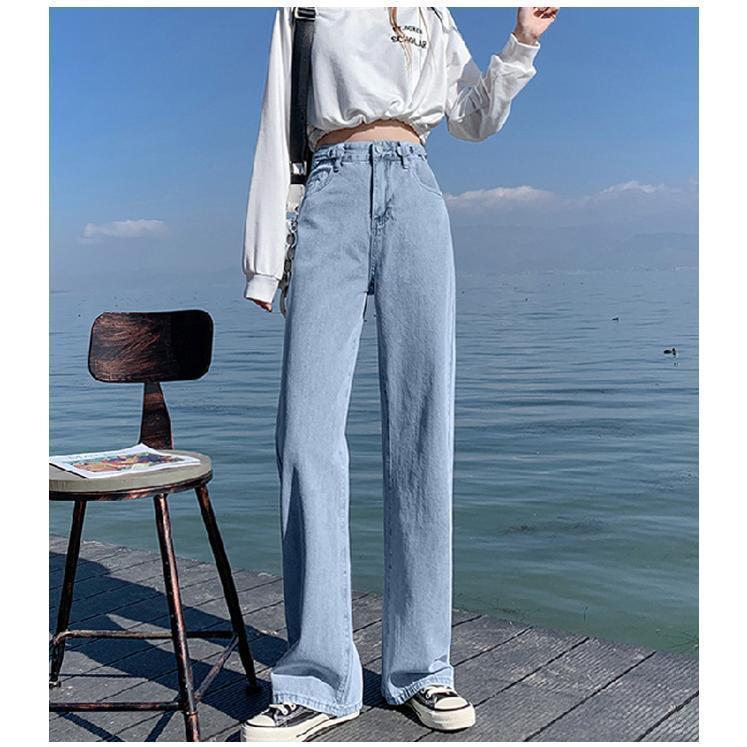 デニムパンツ ワイドパンツウエスト調節可能 脚長効果 デニム ズボン レディース ジーンズ 美尻 体型カバー 着痩せ 美脚 春 夏 |  | 07