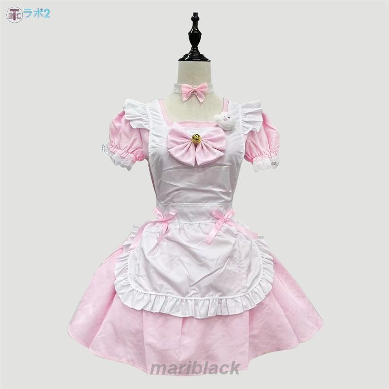 ハロウィン 仮装 メイド 服 ゴスロリ 萌え衣装 仮装 女装 フリル ロリータ かわいい カチューシャ 付き セット ウェイトレス レディース コス |  | 03