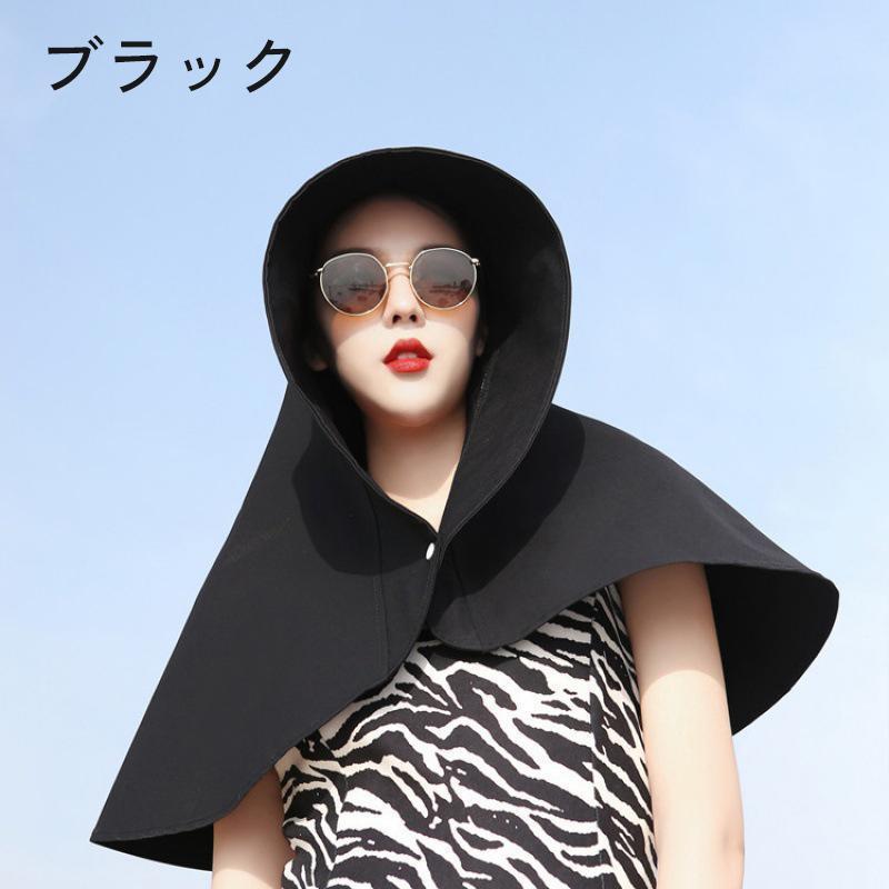 サンバイザー UVカット レディース 女性 帽子 ぼうし つば広 紐付き UVカット ネックカバー 日焼け防止 紫外線対策 日よけ 深め 首ガード |  | 05