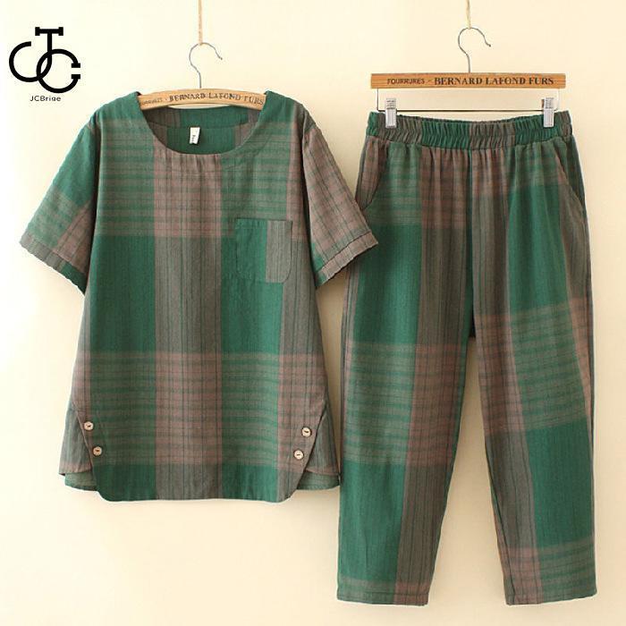 セットアップ レディース 夏 春 ルームウェア カットソー 半袖 トップス Tシャツ ワイドパンツ ロングパンツ おしゃれ 大きいサイズ 着痩せ |  | 03