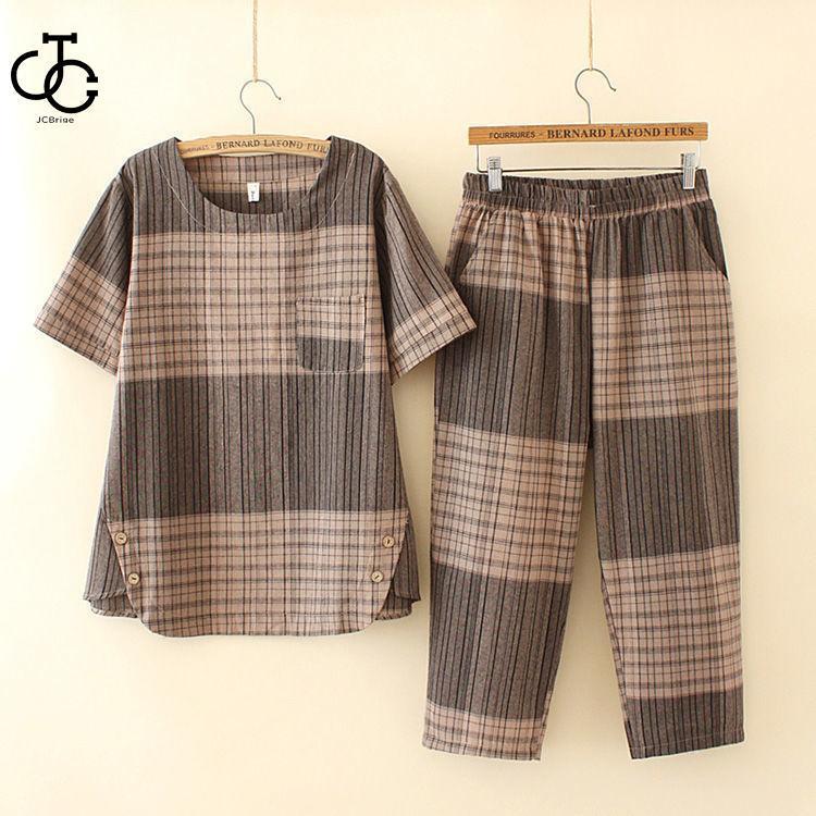 セットアップ レディース 夏 春 ルームウェア カットソー 半袖 トップス Tシャツ ワイドパンツ ロングパンツ おしゃれ 大きいサイズ 着痩せ |  | 05