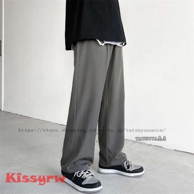 サルエルパンツメンズバギーパンツゆったり春秋9分丈パンツゆったり長ズボン涼しいファッションウエストゴム無地ワイドパンツイージーパンツ | ブランド登録なし | 17