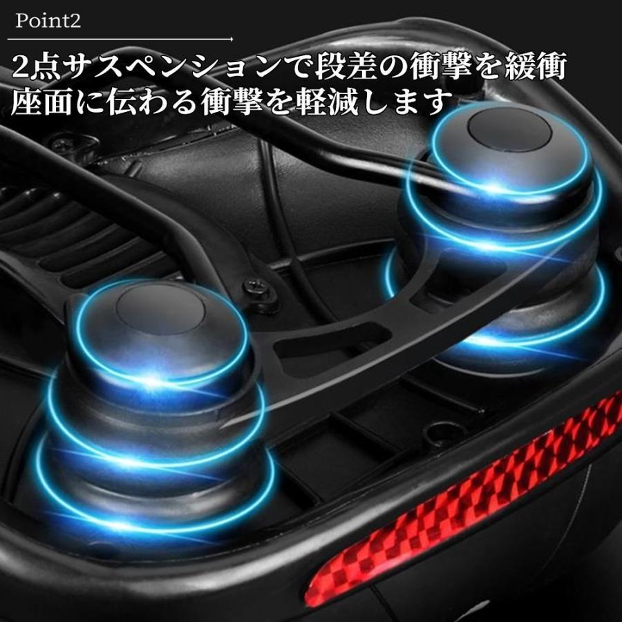 サドル 自転車 交換 痛くない サスペンション ママチャリ クロスバイク ロード クッション お尻 低反発 スプリング 衝撃 吸収 保護 腰 | ブランド登録なし | 02