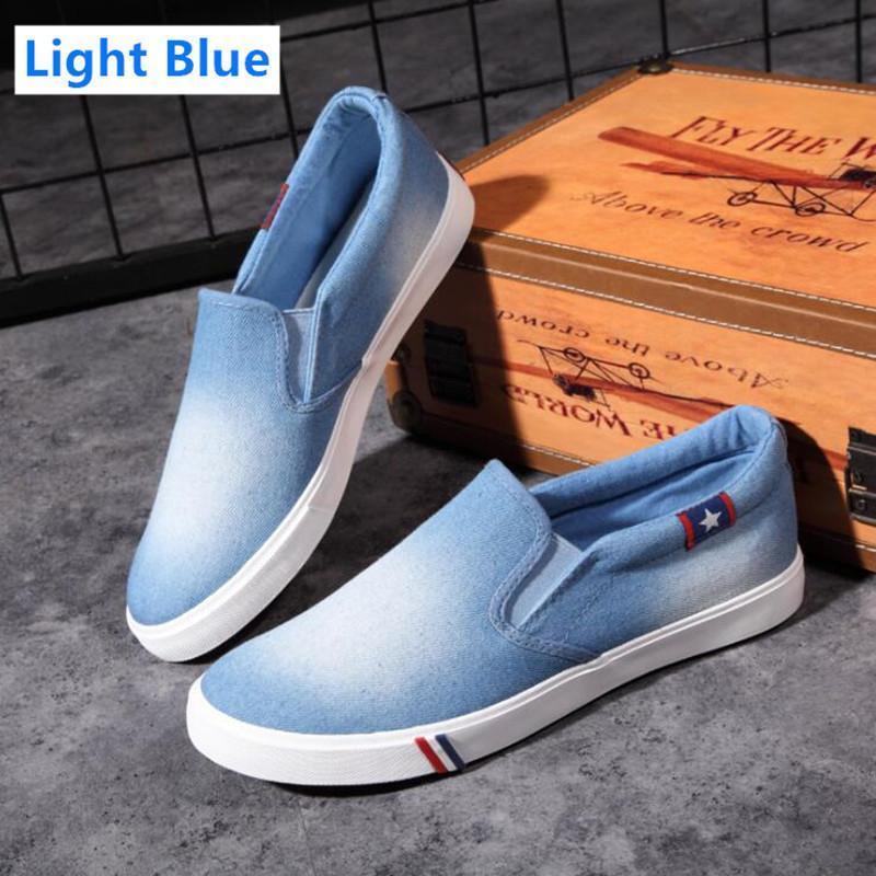 スリッポン メンズ スニーカー 帆布 無地 スリッポンスニーカー ロゴ デザイン 2色 靴 スニーカー メンズ スリップオン カジュアル | ブランド登録なし | 02