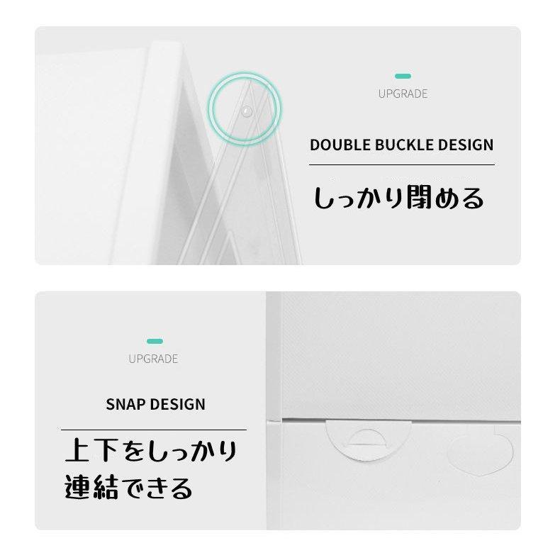 シューズボックス 6個 セット シューズラック シューズケース スニーカーボックス ラック クリア 透明 靴箱 収納 スニーカー インテリア 靴 | ブランド登録なし | 07