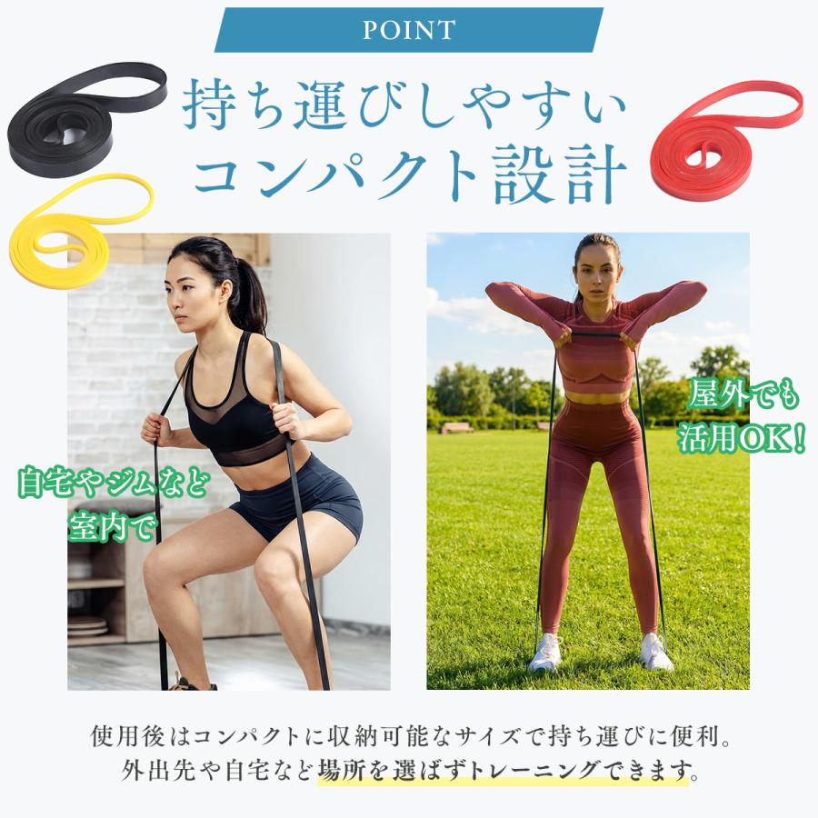 トレーニングチューブ ストレッチバンド ゴムチューブ エクササイズ