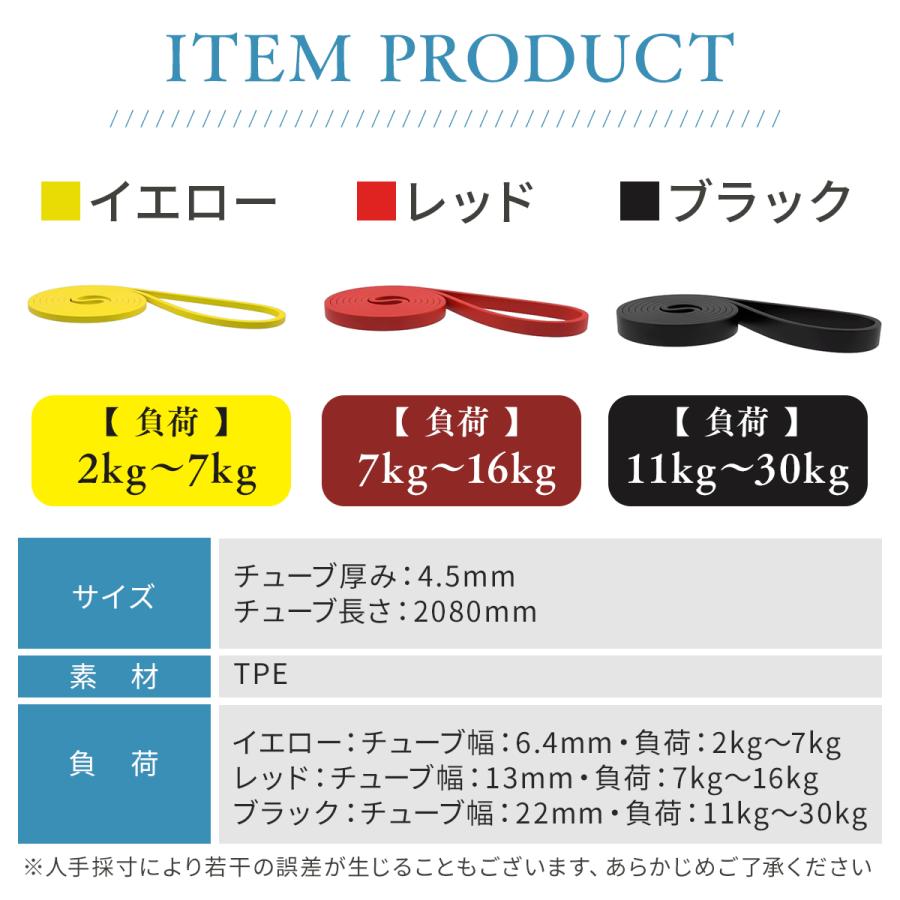 トレーニングチューブ ストレッチバンド ゴムチューブ エクササイズ