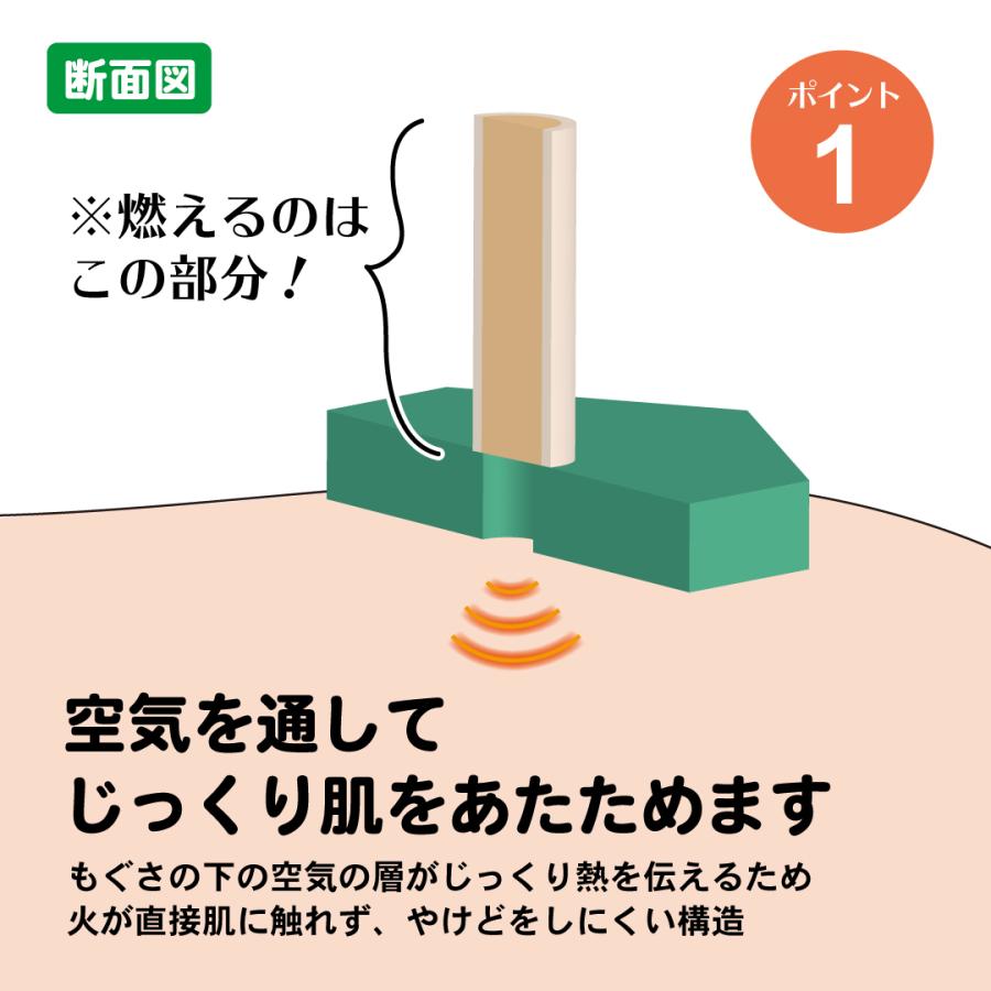 お家でお灸 100壮×2箱セット (お灸市販品) ツボを学べるリーフレットの