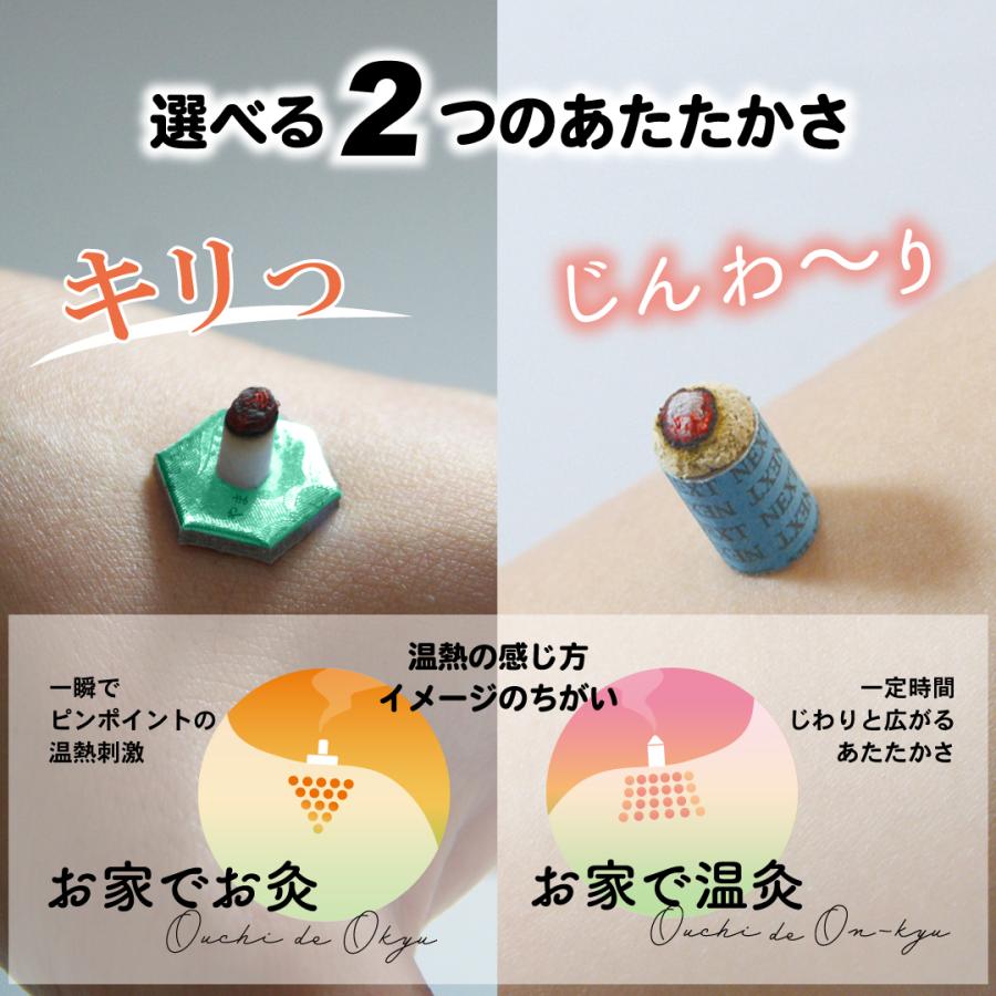 お家で温灸 60壮×2箱セット (お灸市販品) ツボを学べるリーフレットの