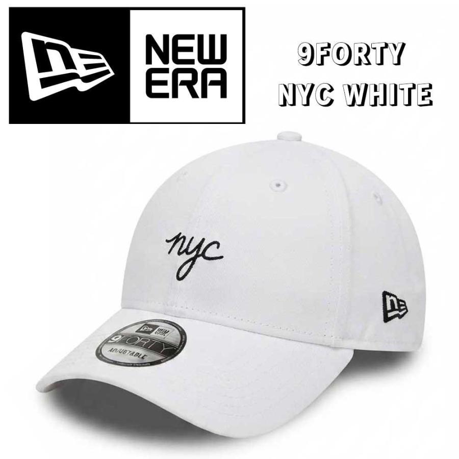 9FORTY □KOREA-NEW ERA□ニューエラ キャップ ホワイト 940 NYC筆記体
