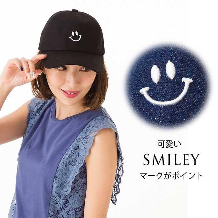 春夏 レディースキャップ 帽子レディース スマイルキャップ メンズキャップ オシャレキャップ ツイルコットンキャップ A Cr9135 山 本 商 店 帽子とベルトのお店 通販 Yahoo ショッピング