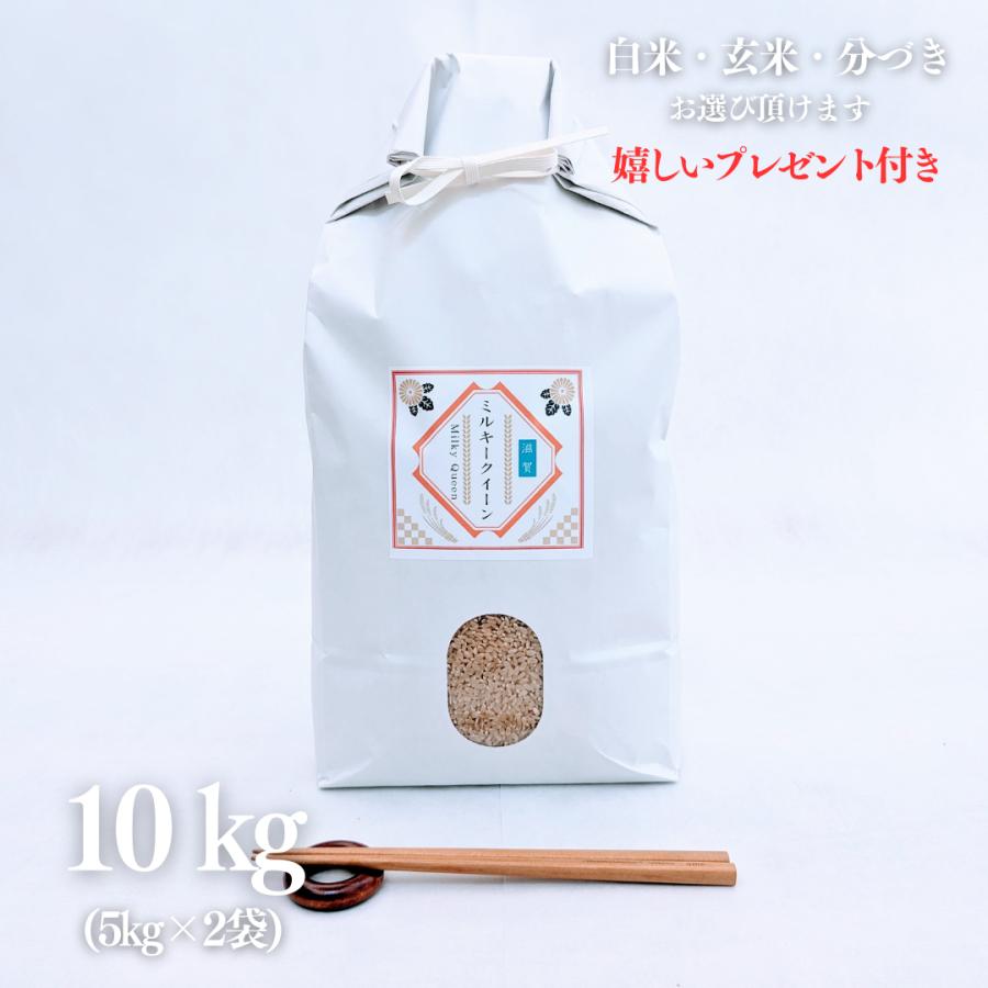 ミルキークイーン お米 10kg 滋賀県 玄米 5kg×2袋 令和6年産 ミルキークイーン お米 10kg 滋賀県 玄米 5kg×2袋 令和6年産