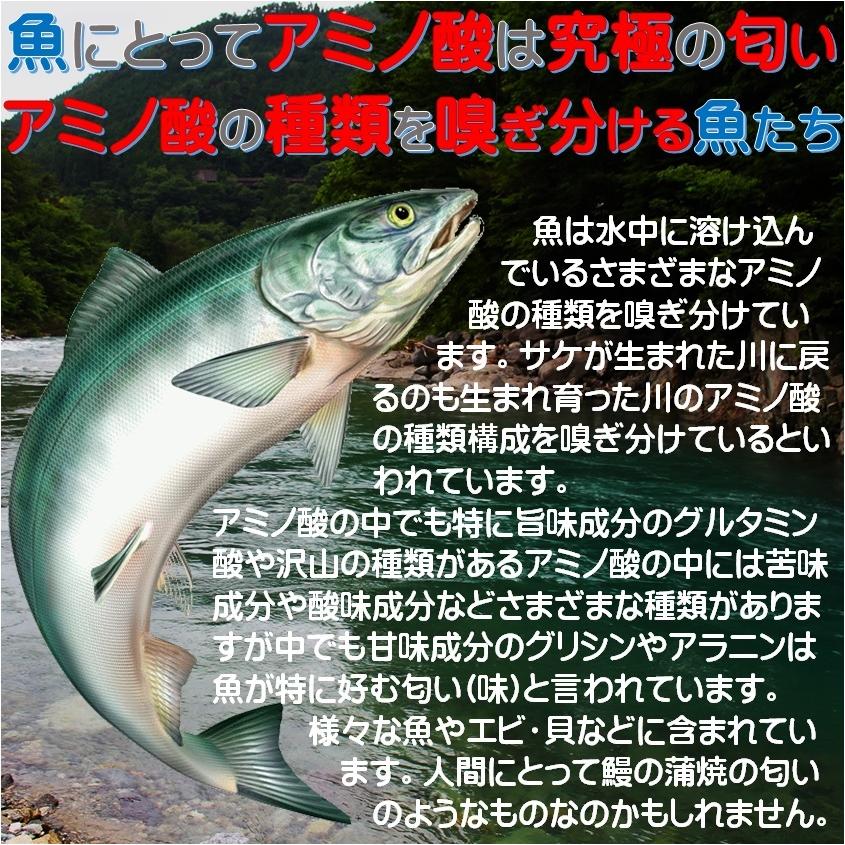 集魚剤 つけエサ用 アミノ酸 アラニン グリシン グルタミン酸 豊富 コマセ の定番 アミエビ パウダー 20g 冷凍 オキアミ 冷凍イワシ 海上釣堀 エサ｜yamasita-gyoguten｜07