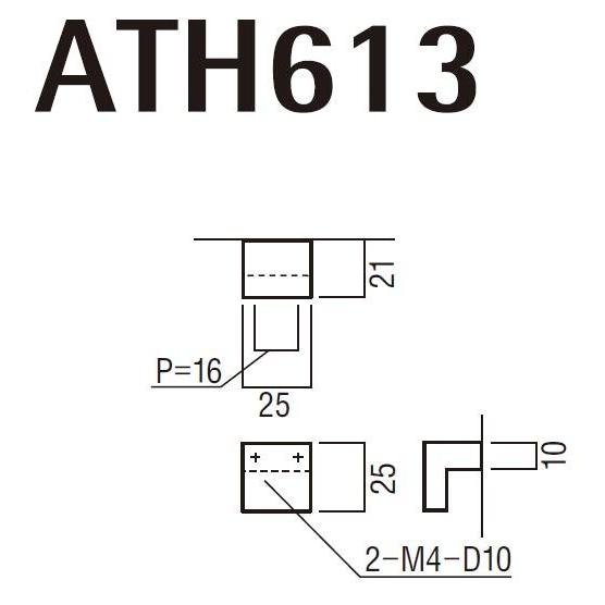 UNIONユニオン　クローゼットドア用　取手（つまみ）　ATH613-171｜yamasita｜02