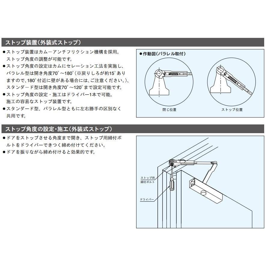 RYOBI リョービ ドアクローザー S22P パラレルタイプ 外装式 RYOBI リョービ ドアクローザー S22P パラレルタイプ 外装式