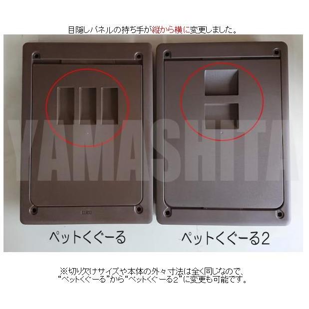 ペットくぐーる 2 中サイズ ATOM アトムリビンテック ペット用ドア