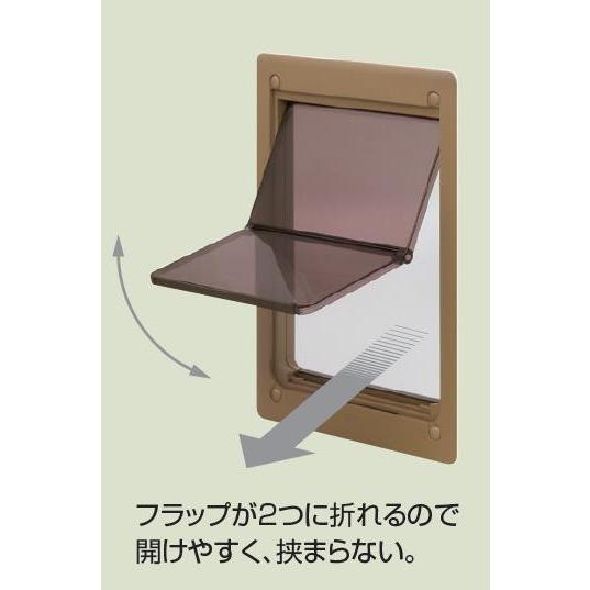 ペットくぐーる 2 中サイズ ATOM アトムリビンテック ペット用ドア