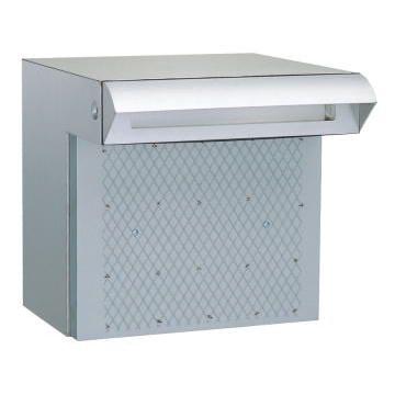 ハッピーポスト新品 ハッピーポスト 676-K ポスト口・受箱一体型 ダイヤル錠付